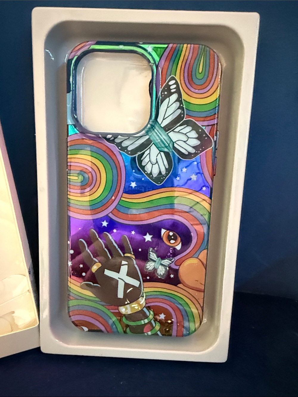 Colorful Butterfly Rainbow Phone Case - Multi-Color